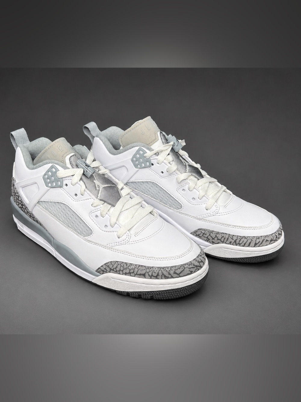 Air Jordan Spizike Low White Cool Grey Wolf Grey Size 10 Mens NWT DS Sneakers 🧨